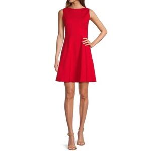 SPANX Vibrant Red Mini Dress fit and flare size M NWOT